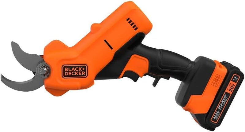 BLACK+DECKER 20V MAX* Cordless Pruner Electric Pruning Shears, Battery and Charger Included Electric Pruner (BCPR320C1) - Image 1